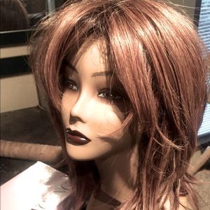 Paula young Styled bob wig just at shoulders fiber
